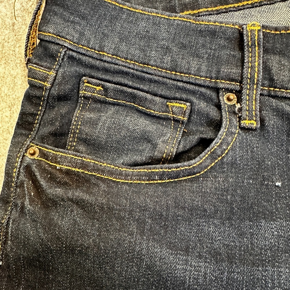 Old Navy Womens Original Straight Stretch Denim Jeans High Rise Blue Sz 16 Used - Picture 5 of 11
